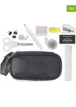Gentlemen&apos;s Hardware 10-częściowy zestaw artykułów biurowych w kolorze czarno-srebrnym ze sklepu Limango Polska w kategorii Akcesoria biurowe - zdjęcie 187800544