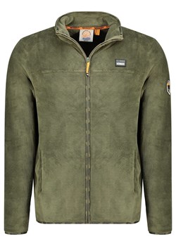 Geographical Norway Kurtka polarowa "Timple" w kolorze khaki ze sklepu Limango Polska w kategorii Bluzy męskie - zdjęcie 187800711