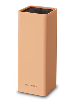 Echtwerk Blok &quot;Square&quot; w kolorze łososiowym na noże - 9,3 x 21,5 x 9,3 cm ze sklepu Limango Polska w kategorii Noże kuchenne - zdjęcie 187800762