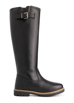 TRAVELIN' Skórzane kozaki "Dannemare" w kolorze czarnym ze sklepu Limango Polska w kategorii Kozaki damskie - zdjęcie 187801594