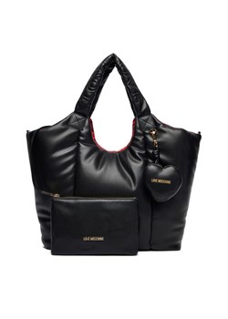 Torebka LOVE MOSCHINO JC4321PP0NKM100A Czarny ze sklepu eobuwie.pl w kategorii Torby Shopper bag - zdjęcie 187802970