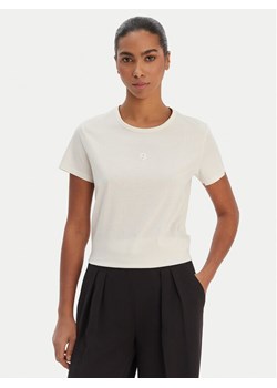 BOSS T-Shirt Eventsa12 50563282 Beżowy Regular Fit ze sklepu MODIVO w kategorii Bluzki damskie - zdjęcie 187803074