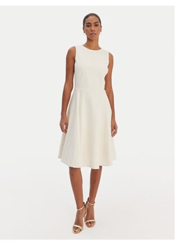 LAUREN RALPH LAUREN Sukienka koktajlowa 200980935002 Écru Slim Fit ze sklepu MODIVO w kategorii Sukienki - zdjęcie 187803080