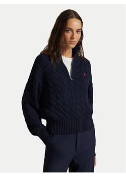 Polo Ralph Lauren Sweter 211963467002 Granatowy Relaxed Fit ze sklepu MODIVO w kategorii Swetry damskie - zdjęcie 187803091