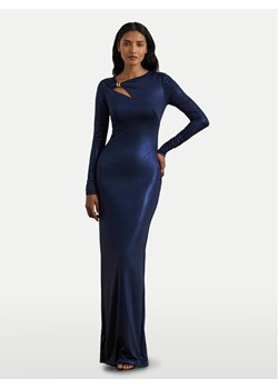 LAUREN RALPH LAUREN Sukienka wieczorowa 253P03589003 Granatowy Slim Fit ze sklepu MODIVO w kategorii Sukienki - zdjęcie 187803100