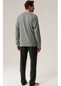 Bawełniana piżama męska NMP-392-ZIEJ_KHAC, Kolor khaki-wzór, Rozmiar XL, ATLANTIC ze sklepu Primodo w kategorii Piżamy męskie - zdjęcie 187803451