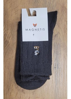 Ciepłe skarpetki damskie z aplikacją grafitowe YN5063, Kolor grafitowy, Rozmiar uniwersalny, Magnetis ze sklepu Primodo w kategorii Skarpetki damskie - zdjęcie 187803511