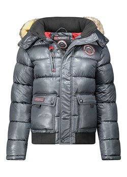 Geographical Norway Kurtka zimowa &quot;Bugs&quot; w kolorze ciemnoszarym ze sklepu Limango Polska w kategorii Kurtki damskie - zdjęcie 187803654