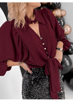 koszula ortisei bordowa one size ze sklepu UBRA w kategorii Koszule damskie - zdjęcie 187803844