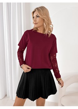 bluzka gellato bordowa one size ze sklepu UBRA w kategorii Bluzki damskie - zdjęcie 187803871