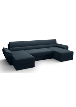 Granatowy narożnik rozkładany z pojemnikiem K2-A24 ze sklepu Edinos.pl w kategorii Narożniki - zdjęcie 187804050