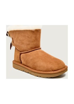 UGG Śniegowce K MINI BAILEY BOW II | shearling | zamsz ze sklepu Gomez Fashion Store w kategorii Buty zimowe dziecięce - zdjęcie 187804154