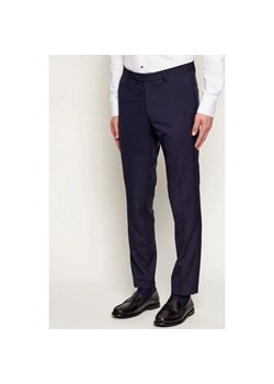 Oscar Jacobson Wełniane spodnie Denz | Slim Fit ze sklepu Gomez Fashion Store w kategorii Spodnie męskie - zdjęcie 187804163