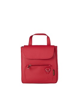 czerwony plecak skórzany Zoya ze sklepu Słoń Torbalski w kategorii Plecaki - zdjęcie 187805052
