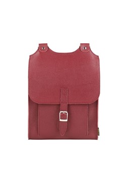 bordowy plecak skórzany Bookpack ze sklepu Słoń Torbalski w kategorii Plecaki - zdjęcie 187805053