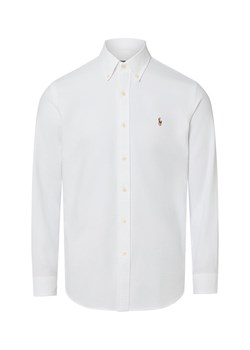 Polo Ralph Lauren Męska koszula casual Mężczyźni Modern Fit Bawełna biały jednolity ze sklepu vangraaf w kategorii Koszule męskie - zdjęcie 187805111