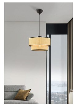 Opviq Lampa wisząca w kolorze kremowo-czarnym - wys. 65 x Ø 30 cm ze sklepu Limango Polska w kategorii Oświetlenie - zdjęcie 187806791