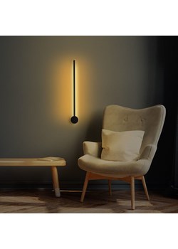 Opviq Lampa ścienna LED w kolorze czarnym - dł. 62 cm ze sklepu Limango Polska w kategorii Oświetlenie - zdjęcie 187807491
