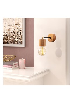 Opviq Lampa ścienna w kolorze jasnobrązowym  - 10 x 16 cm ze sklepu Limango Polska w kategorii Oświetlenie - zdjęcie 187808090