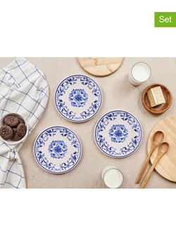 Violeta Home Talerzyki deserowe (6 szt.) w kolorze biało-niebieskim - Ø 19,3 cm ze sklepu Limango Polska w kategorii Naczynia - zdjęcie 187808372