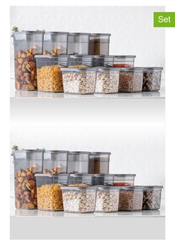 Violeta Home Pojemniki (24 szt.) w kolorze szarym ze sklepu Limango Polska w kategorii Pojemniki kuchenne - zdjęcie 187808473