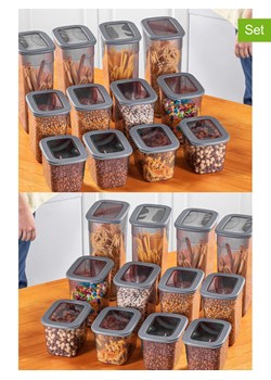 Violeta Home Pojemniki (24 szt.) w kolorze szarym ze sklepu Limango Polska w kategorii Pojemniki kuchenne - zdjęcie 187808523