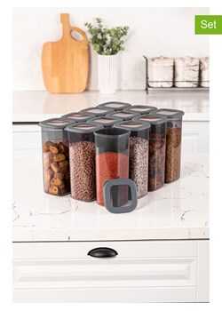 Violeta Home Pojemniki (12 szt.) w kolorze szarym - 1,75 l ze sklepu Limango Polska w kategorii Pojemniki kuchenne - zdjęcie 187808554