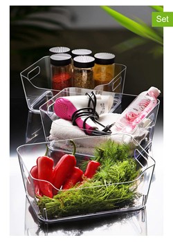 Violeta Home Organizery (3 szt.) do lodówki - 30,5 x 12,5 x 21,5 cm ze sklepu Limango Polska w kategorii Akcesoria i przechowywanie - zdjęcie 187808690