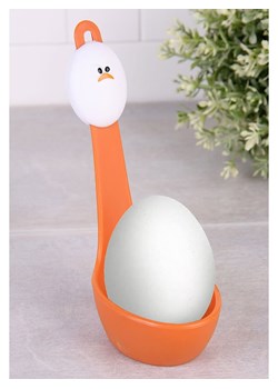 Violeta Home Uchwyt w kolorze pomarańczowym na jajko - wys. 16 cm ze sklepu Limango Polska w kategorii Pojemniki kuchenne - zdjęcie 187808714