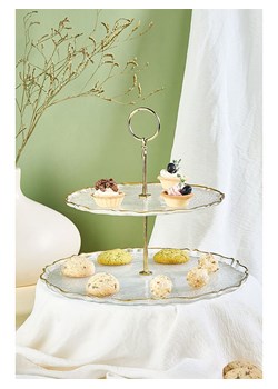 Violeta Home Etażerka w kolorze złotym - Ø 28 cm ze sklepu Limango Polska w kategorii Misy i tace dekoracyjne - zdjęcie 187808871