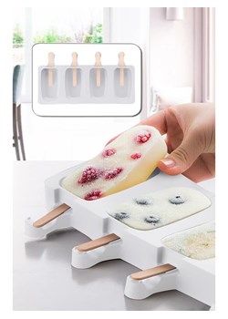 Violeta Home Foremka w kolorze białym do lodów - 9 x 12 x 5 cm ze sklepu Limango Polska w kategorii Akcesoria kuchenne - zdjęcie 187808933