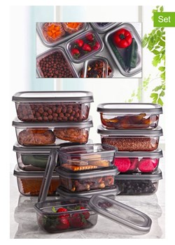 Violeta Home Pojemniki (12 szt.) w kolorze szarym ze sklepu Limango Polska w kategorii Pojemniki kuchenne - zdjęcie 187809014