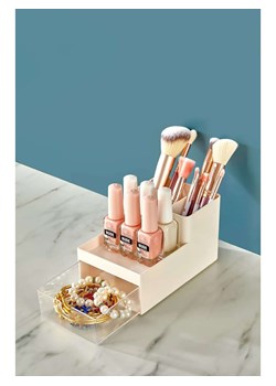 Violeta Home Organizer w kolorze białym na przybory do makijażu - 10 x 16 x 9 cm ze sklepu Limango Polska w kategorii Akcesoria i przechowywanie - zdjęcie 187809094