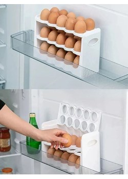 Violeta Home Pojemnik w kolorze białym na jajka - 27 x 17 x 10 cm ze sklepu Limango Polska w kategorii Akcesoria i przechowywanie - zdjęcie 187809322