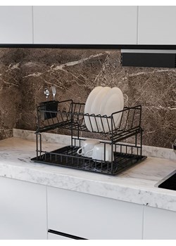 Violeta Home Suszarka w kolorze czarnym do naczyń - 29,5 x 35,5 x 23,5 cm ze sklepu Limango Polska w kategorii Akcesoria kuchenne - zdjęcie 187809364
