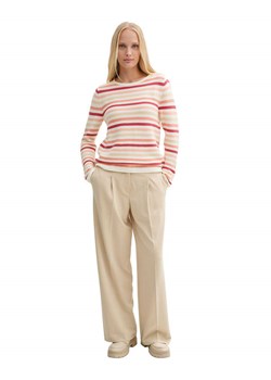 Tom Tailor Sweter w kolorze biało-beżowo-czerwonym ze sklepu Limango Polska w kategorii Swetry damskie - zdjęcie 187809881