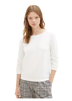 TOM TAILOR Denim Bluza w kolorze białym ze sklepu Limango Polska w kategorii Bluzy damskie - zdjęcie 187809940