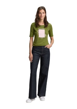 Tom Tailor Koszulka w kolorze zielonym ze sklepu Limango Polska w kategorii Bluzki damskie - zdjęcie 187810224