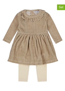 Dirkje 2-częściowy zestaw w kolorze jasnobrązowo-kremowym ze sklepu Limango Polska w kategorii Sukienki dziewczęce - zdjęcie 187810393