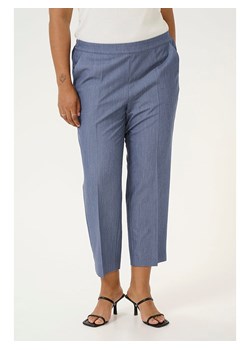 KAFFE curve Spodnie chino w kolorze niebieskim ze sklepu Limango Polska w kategorii Spodnie damskie - zdjęcie 187810683