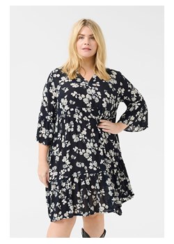KAFFE curve Sukienka w kolorze granatowo-białym ze sklepu Limango Polska w kategorii Sukienki - zdjęcie 187810844