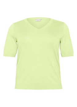 KAFFE curve Sweter w kolorze zielonym ze sklepu Limango Polska w kategorii Swetry damskie - zdjęcie 187810854