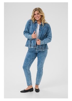 KAFFE curve Kurtka dżinsowa w kolorze niebieskim ze sklepu Limango Polska w kategorii Kurtki damskie - zdjęcie 187811070