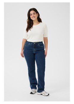 KAFFE curve Dżinsy - Regular fit - w kolorze granatowym ze sklepu Limango Polska w kategorii Jeansy damskie - zdjęcie 187811173