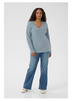 KAFFE curve Sweter w kolorze błękitnym ze sklepu Limango Polska w kategorii Swetry damskie - zdjęcie 187811203