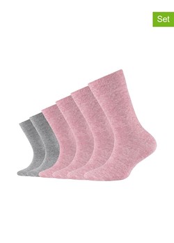 camano Skarpety (6 par) w kolorze szaro-jasnoróżowym ze sklepu Limango Polska w kategorii Skarpetki dziecięce - zdjęcie 187813692
