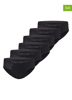 camano Slipy (6 par) w kolorze czarnym ze sklepu Limango Polska w kategorii Majtki męskie - zdjęcie 187813772