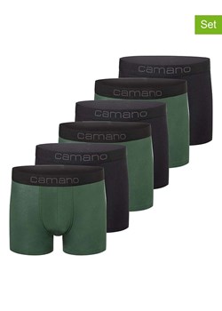 camano Bokserki (6 par) w kolorze czarno-zielonym ze sklepu Limango Polska w kategorii Majtki męskie - zdjęcie 187813784