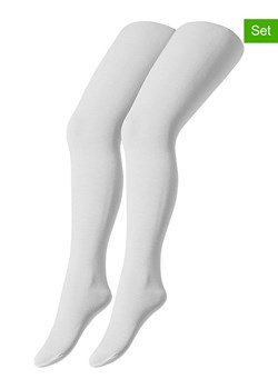 camano Rajstopy (2 pary) w kolorze białym ze sklepu Limango Polska w kategorii Rajstopy dziecięce - zdjęcie 187813801