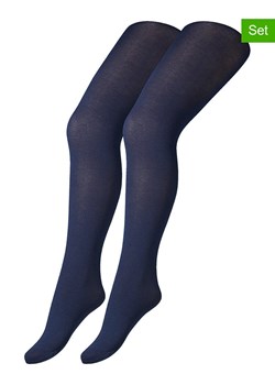 camano Rajstopy (2 pary) w kolorze granatowym ze sklepu Limango Polska w kategorii Rajstopy dziecięce - zdjęcie 187813802